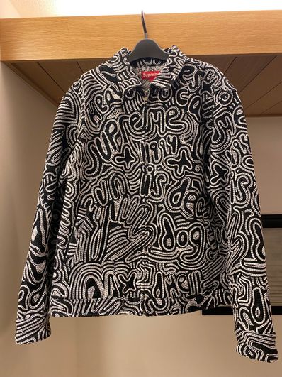 Supreme Chainstitch Denim Jacket "Black"