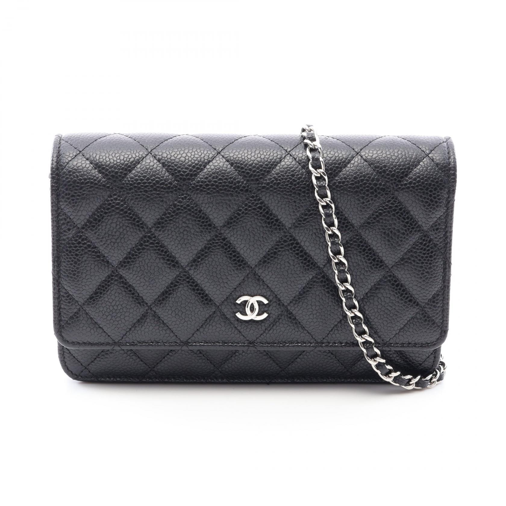 シャネル CHANEL マトラッセ ショルダーバッグ バッグ キャビアスキン(グレインドカーフ) レディース ブラック系 AP0250 【中古】