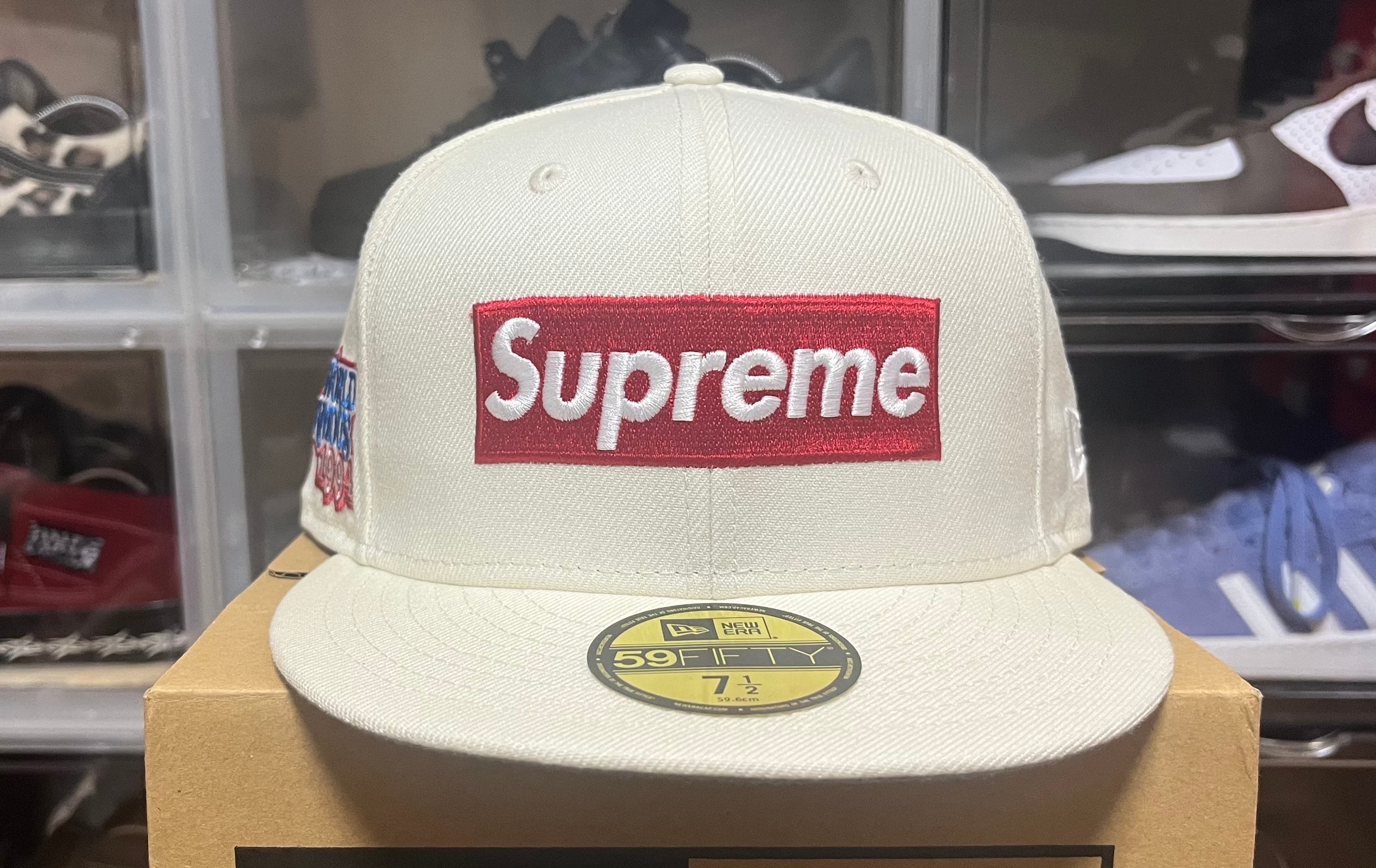 supreme World famous box logo cap シュプリーム ボックスロゴキャップ