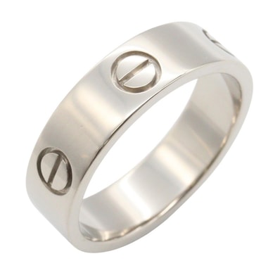 カルティエ CARTIER ラブリング リング・指輪 ジュエリー K18WG(ホワイトゴールド) メンズ レディース シルバー系 B4084700 【中古】