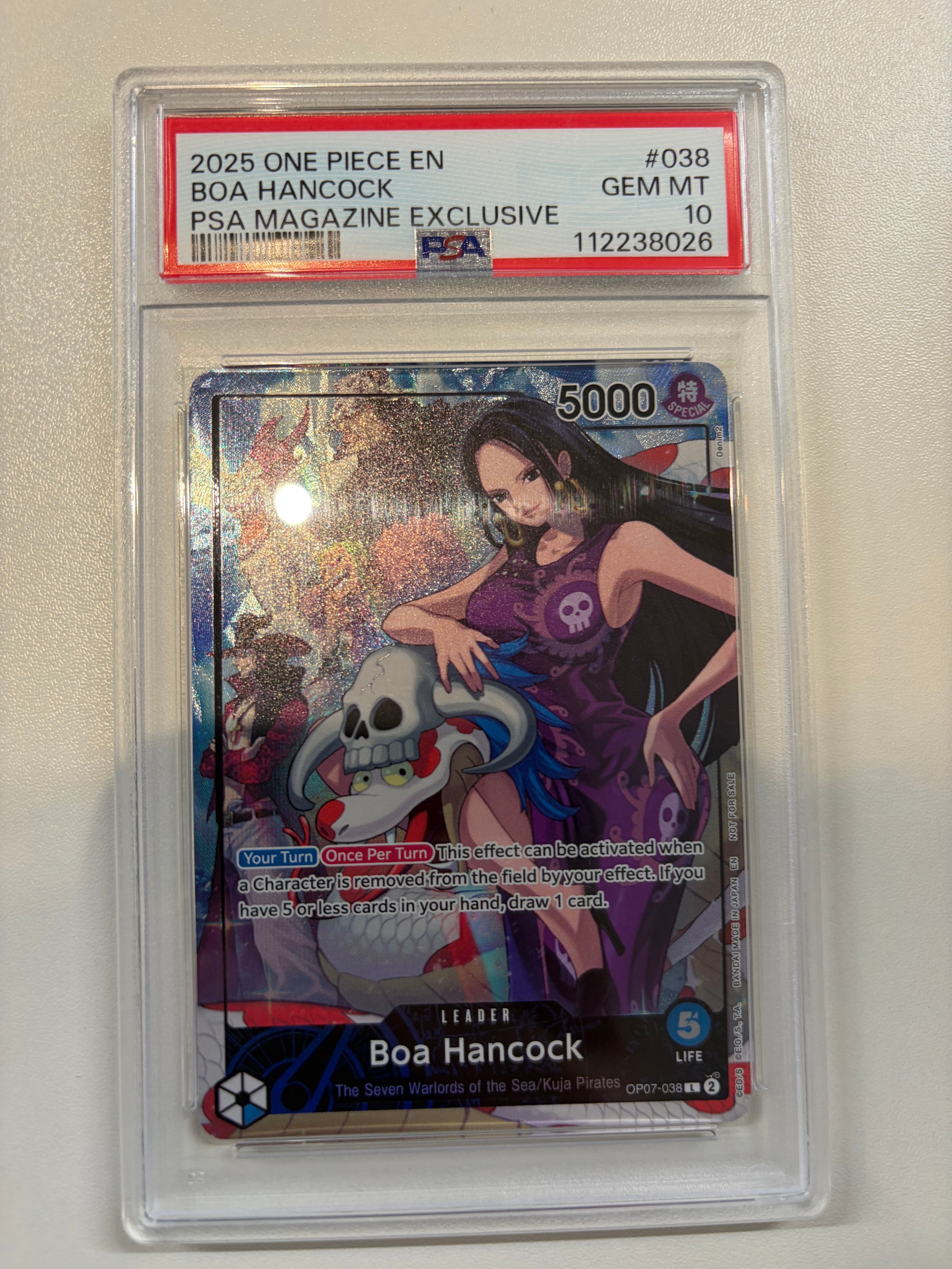 ボア・ハンコック L [OP07-038]【英語版】(PSA限定コラボプロモカード)