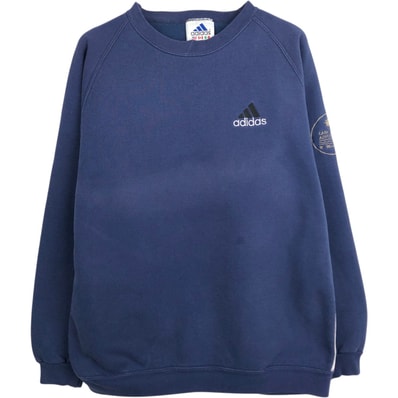 古着 90年代 アディダス adidas ロゴスウェットシャツ トレーナー USA製 メンズL相当 ヴィンテージ/eaa671799