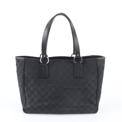 ■美品 グッチ GGキャンバス 113017 トート バッグ