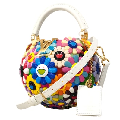 ★SALE【6he5096-g】ルイヴィトン ハンドバッグ アーティカプシーヌ7 カップブルーム/村上隆コラボ M27196 マルチカラー 2wayバッグ【中古】レディース