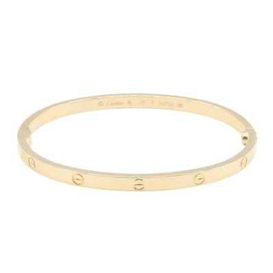 カルティエ CARTIER ラブブレス ブレスレット SM ブレスレット アクセサリー K18(イエローゴールド) レディース ゴールド系 B6079117 【中古】