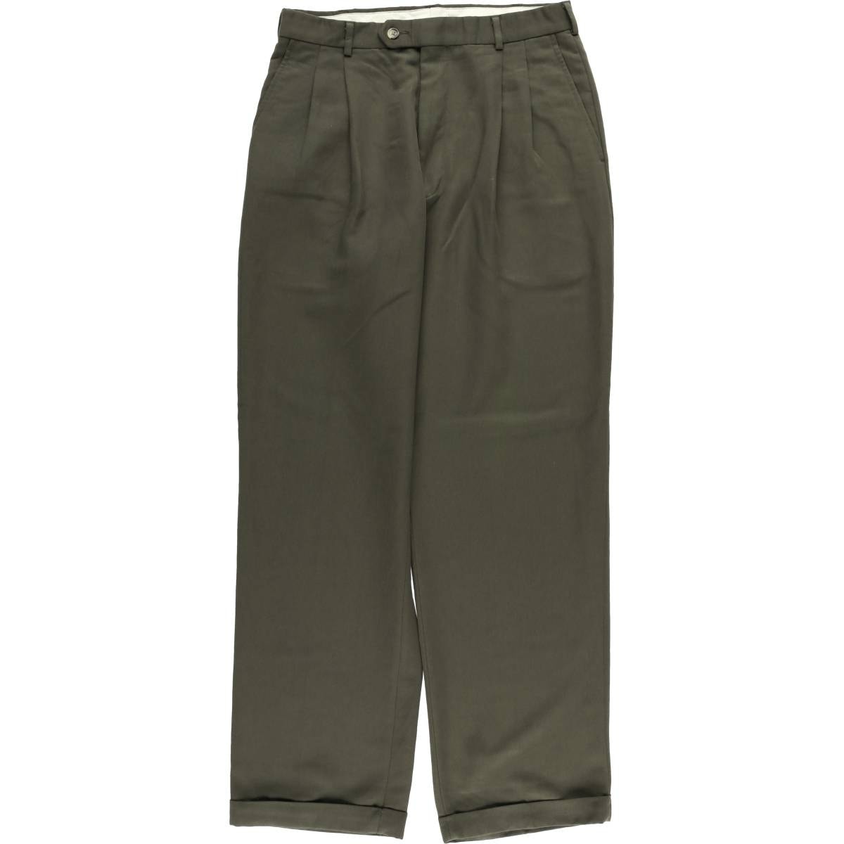 古着 90年代 ラルフローレン Ralph Lauren CHAPS チャップス ツータック スラックスパンツ メンズw32相当 ヴィンテージ/eaa592348