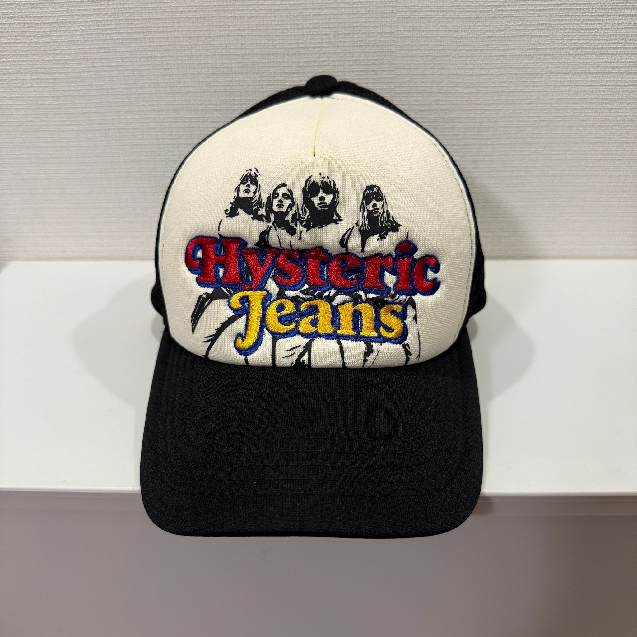 HYSTERIC GLAMOUR Hysteric Jeans Embroider Mesh Cap "Black" 02243QH03