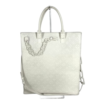 ルイヴィトン LOUIS VUITTON サックプラ M53265 モノグラムトリヨン ハンドバッグ カバン トートバッグ 2WAYバッグ ショルダーバッグ ハンドバッグ トリヨンレザー ホワイト