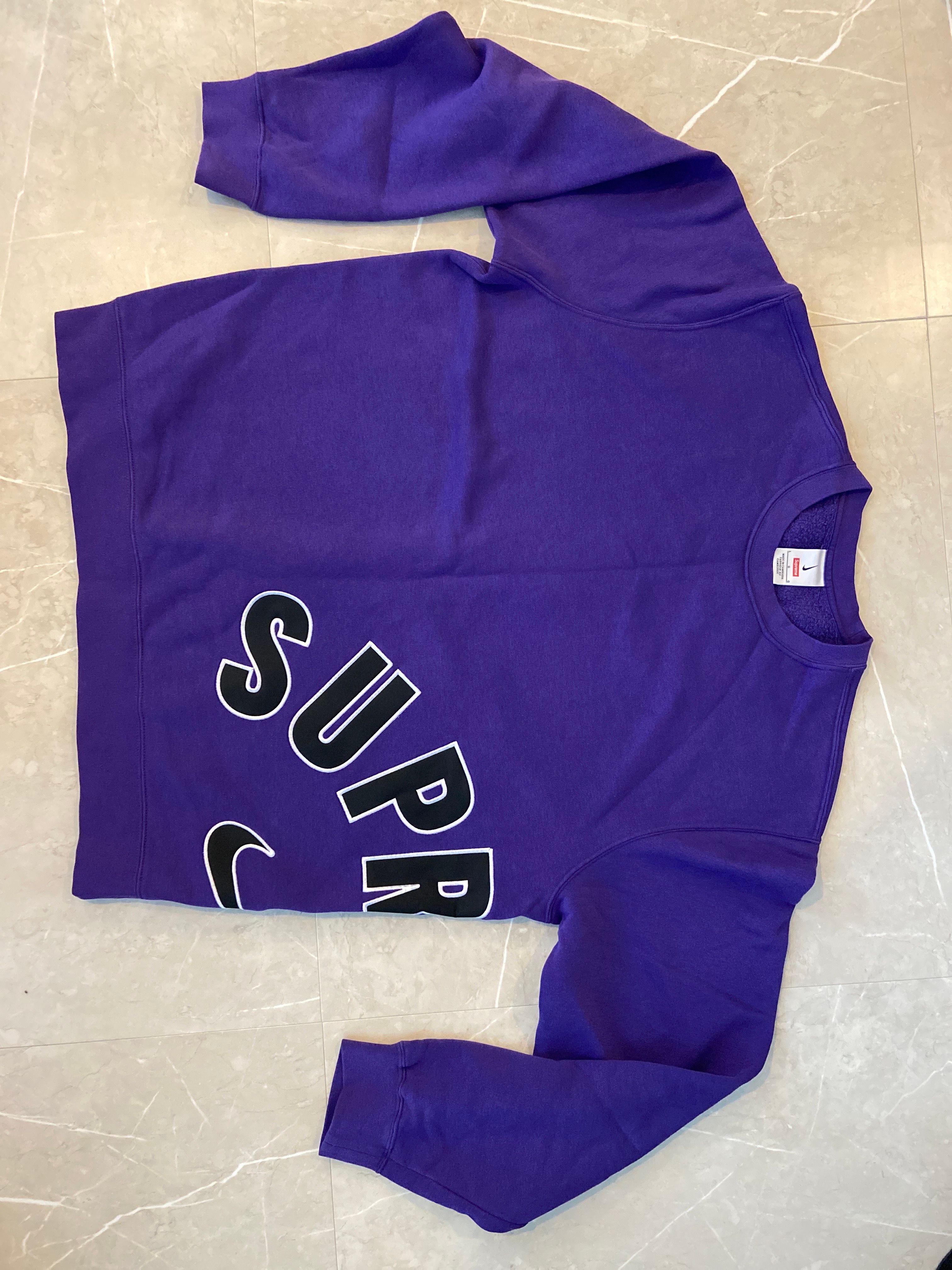 Supreme / Nike Arc Crewneck "Purple"