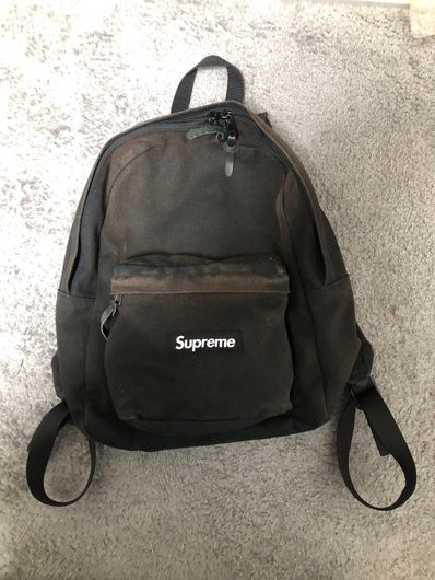 Supreme Canvas Backpack "Black"