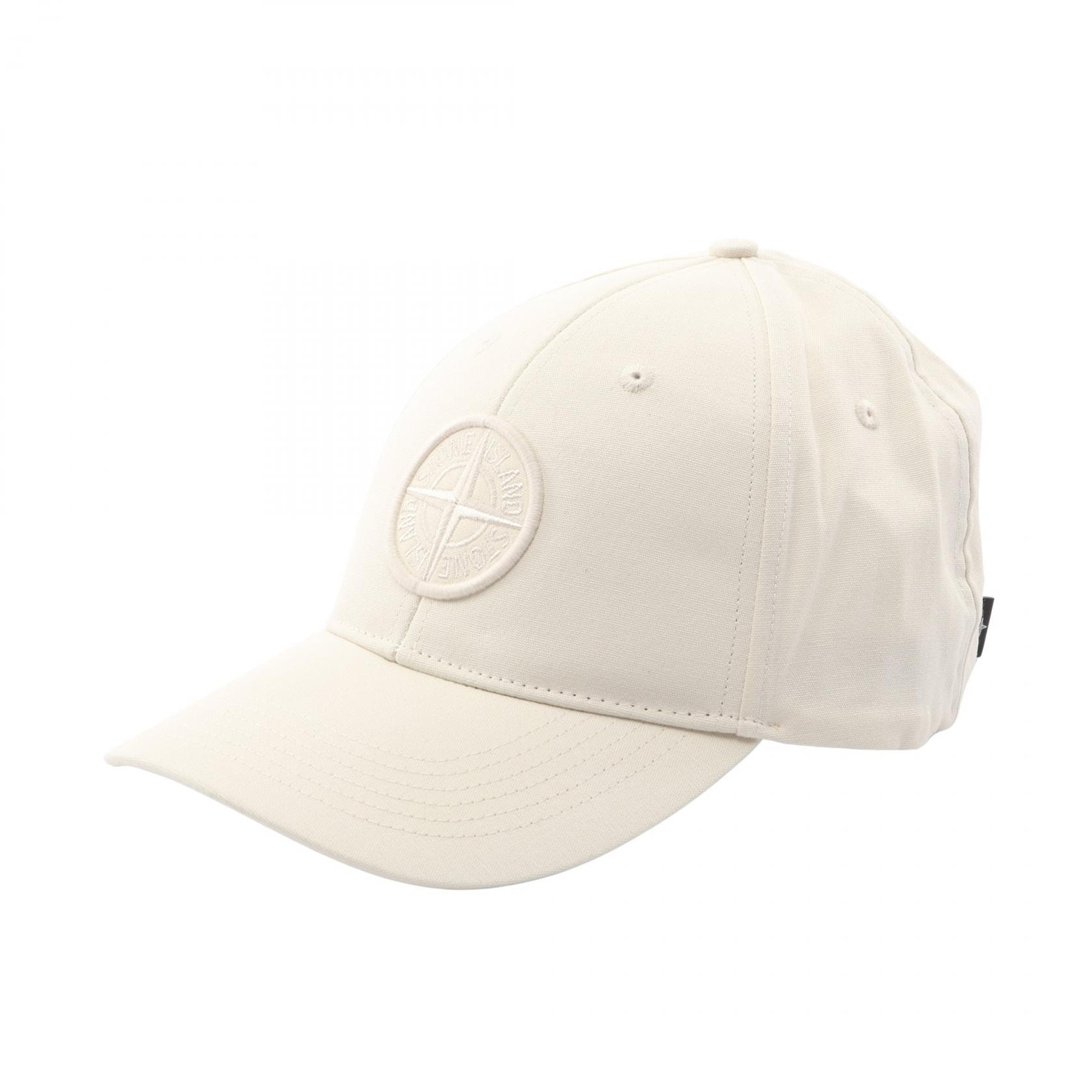 ストーンアイランド STONE ISLAND キャップ 帽子 コットン メンズ アイボリー系 L1S15 9100013S0248V0 【新品】