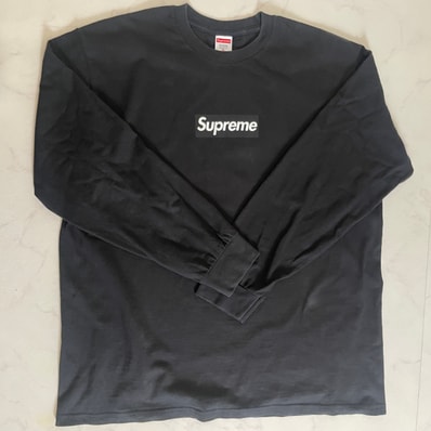 Supreme Box Logo L/S Tee "Black"