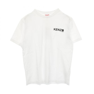 ケンゾー KENZO Boke Flower 半袖Tシャツ 衣料品 トップス コットン メンズ ホワイト系 【中古】
