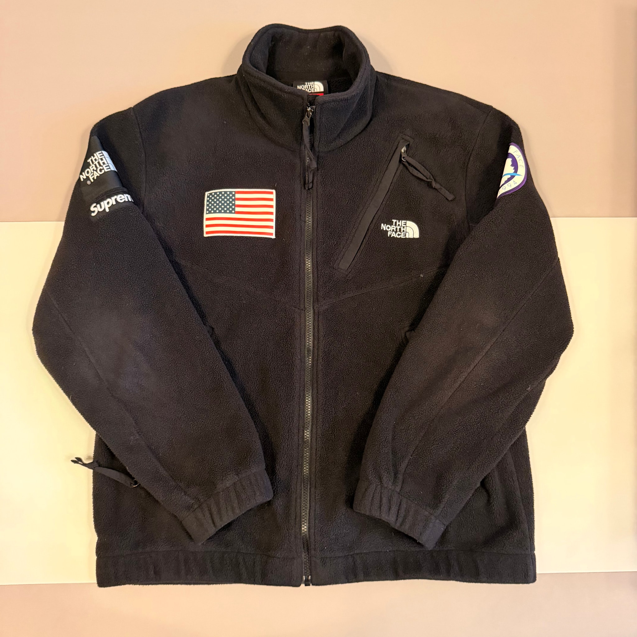 Supreme x The North Face Polartec Fleece Jacket "Black"