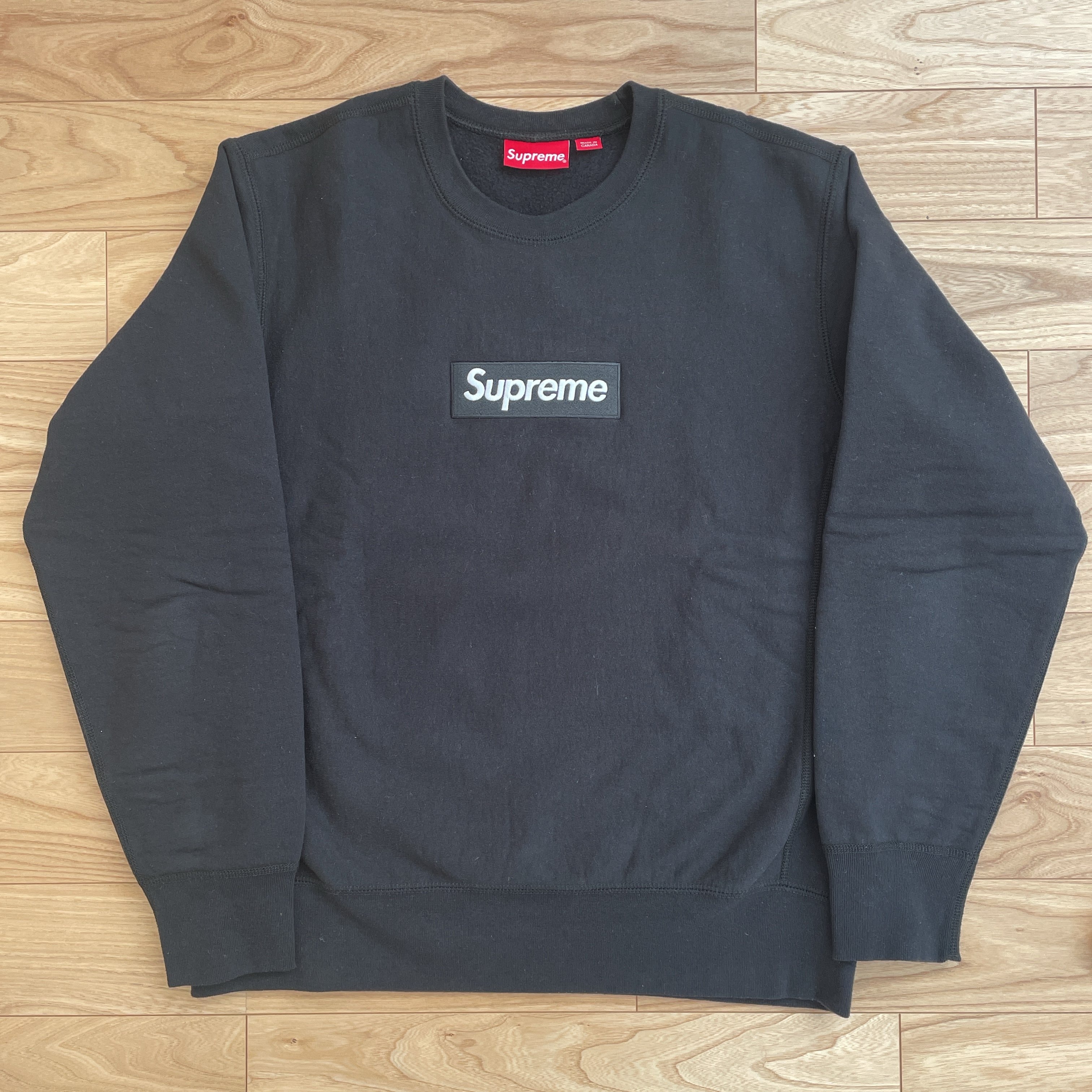 Supreme Box Logo Crewneck Sweatshirt "Black" (18FW)