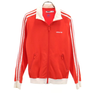 adidas アディダス トラックジャケット L オレンジ