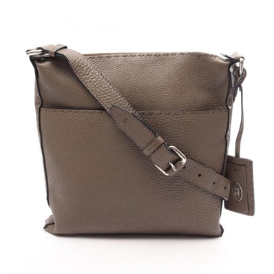 フェンディ FENDI セレリア ショルダーバッグ バッグ レザー レディース グレー系 7VA320 【中古】