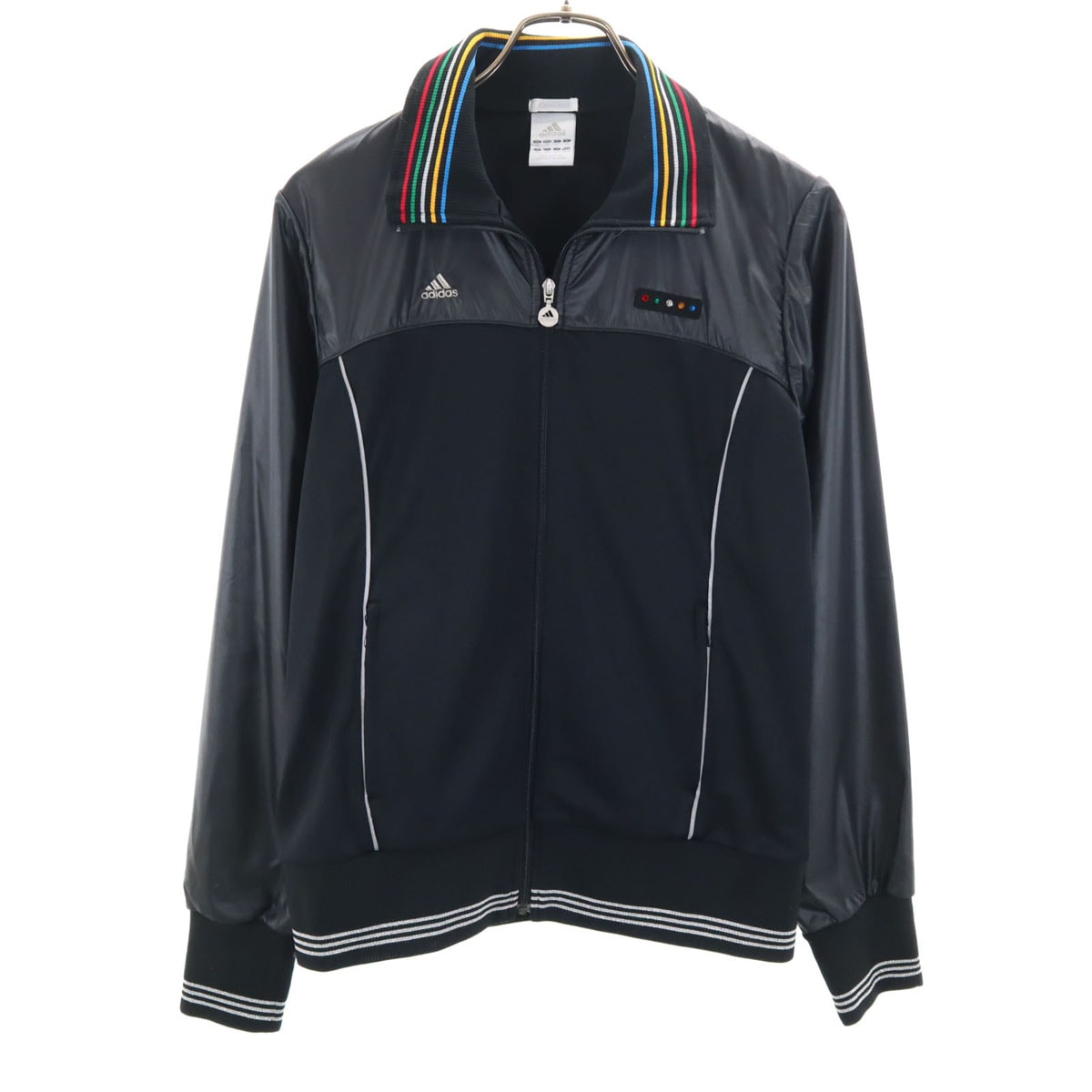 adidas アディダス トラックジャケット OT ブラック トレーニング ジャージ