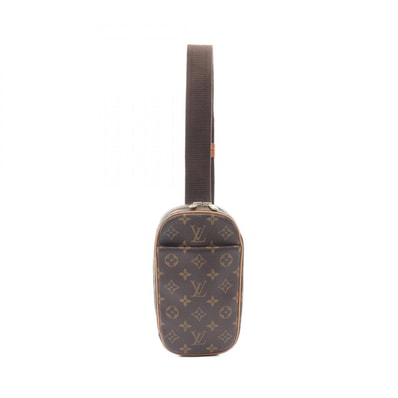 ルイ・ヴィトン LOUIS VUITTON ポシェットガンジュ ウエストバッグ ボディバッグ バッグ PVCコーティングキャンバス レザー モノグラム メンズ レディース ブラウン系 M51870 【中古】