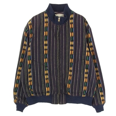 TENDERLOIN テンダーロイン T-GTM ZIP JKT グアテマラ ネイティブ ジップアップ ジャケット ネイビー系 S【中古】