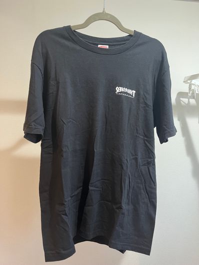 Supreme x Thrasher Cross Tee "Black"
