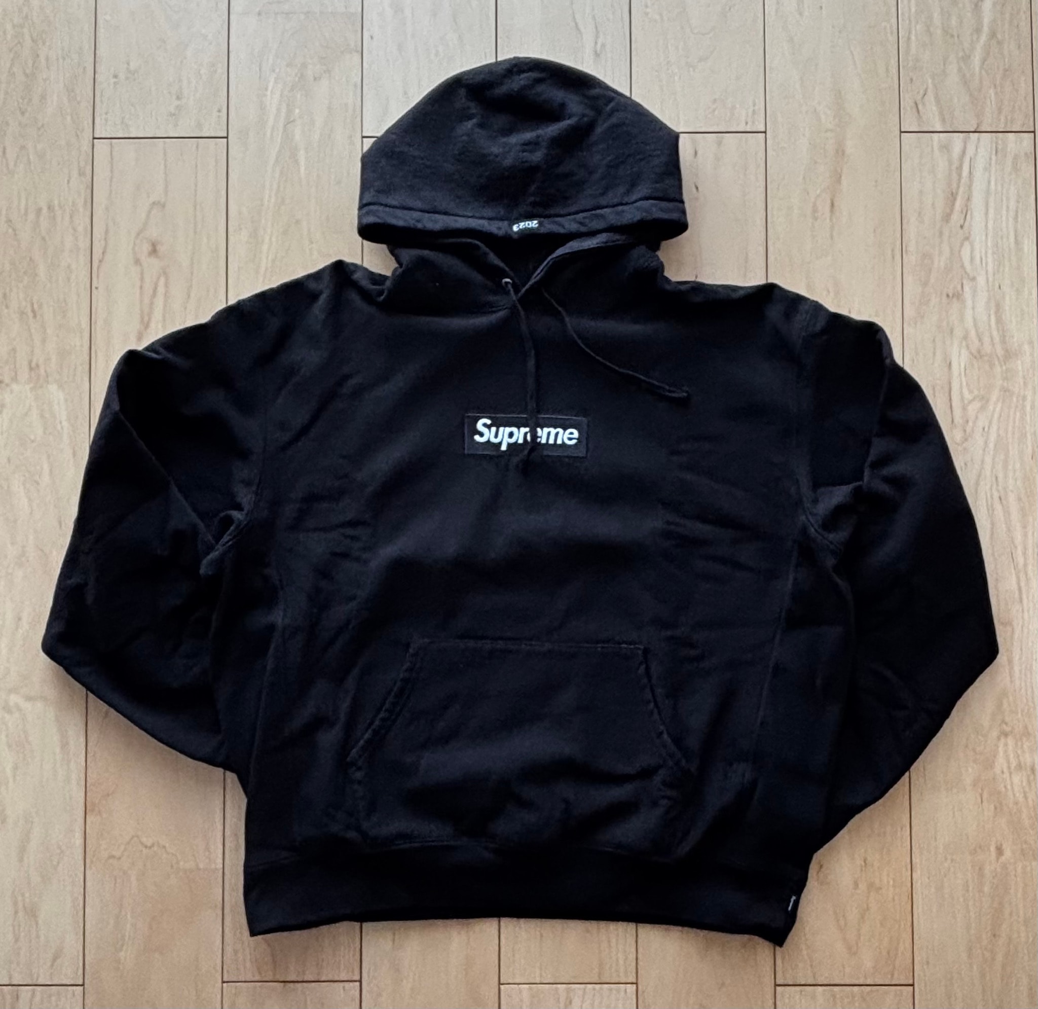 Supreme Box Logo Hooded Sweatshirt "Black" (23FW)