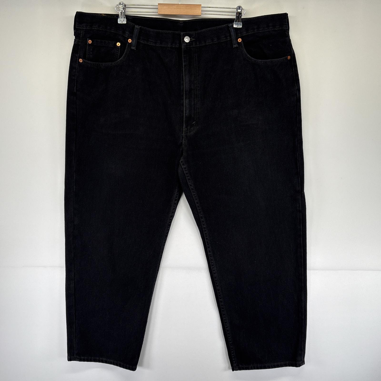 古着 リーバイス Levi's デニムパンツ 550 テーパード ジーパン ジーンズ 色落ち 長ズボン 5ポケット w48 L30  ブラック メンズ