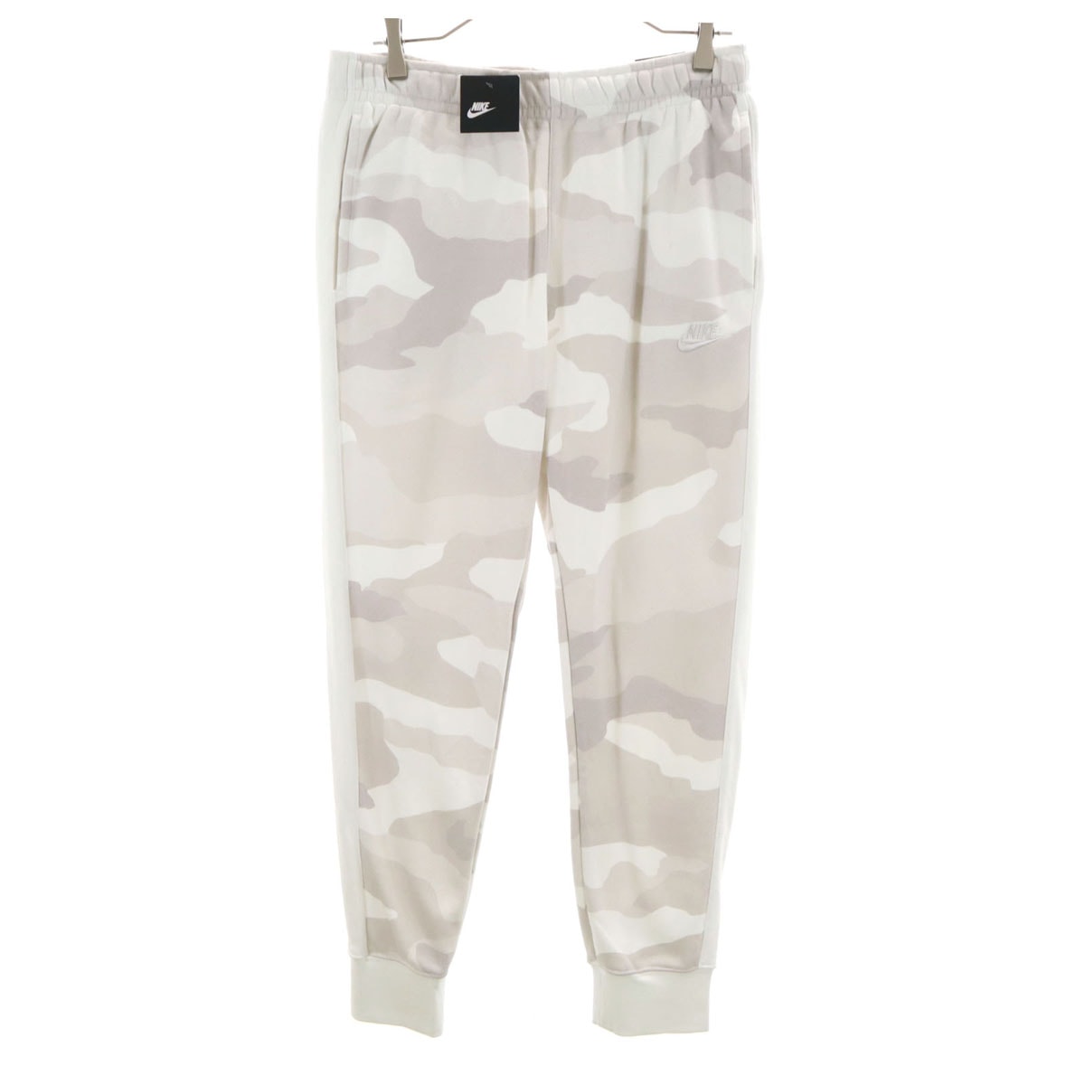 未使用 NIKE ナイキ カモフラ スウェットパンツ L ホワイト系 タグ付き
