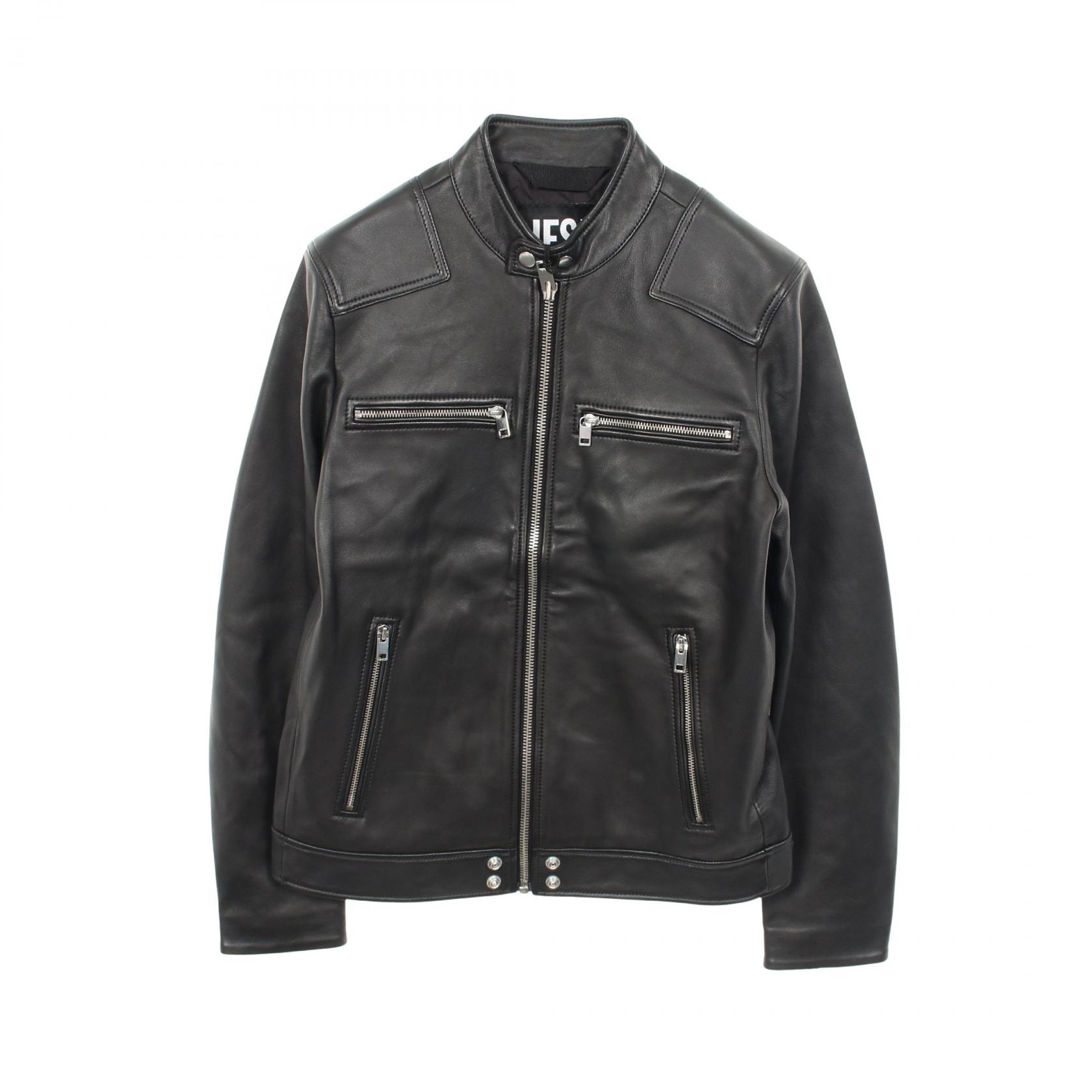 ディーゼル DIESEL L-BOY-R ライダースジャケット 衣料品 アウター レザー シープレザー メンズ ブラック系 【中古】