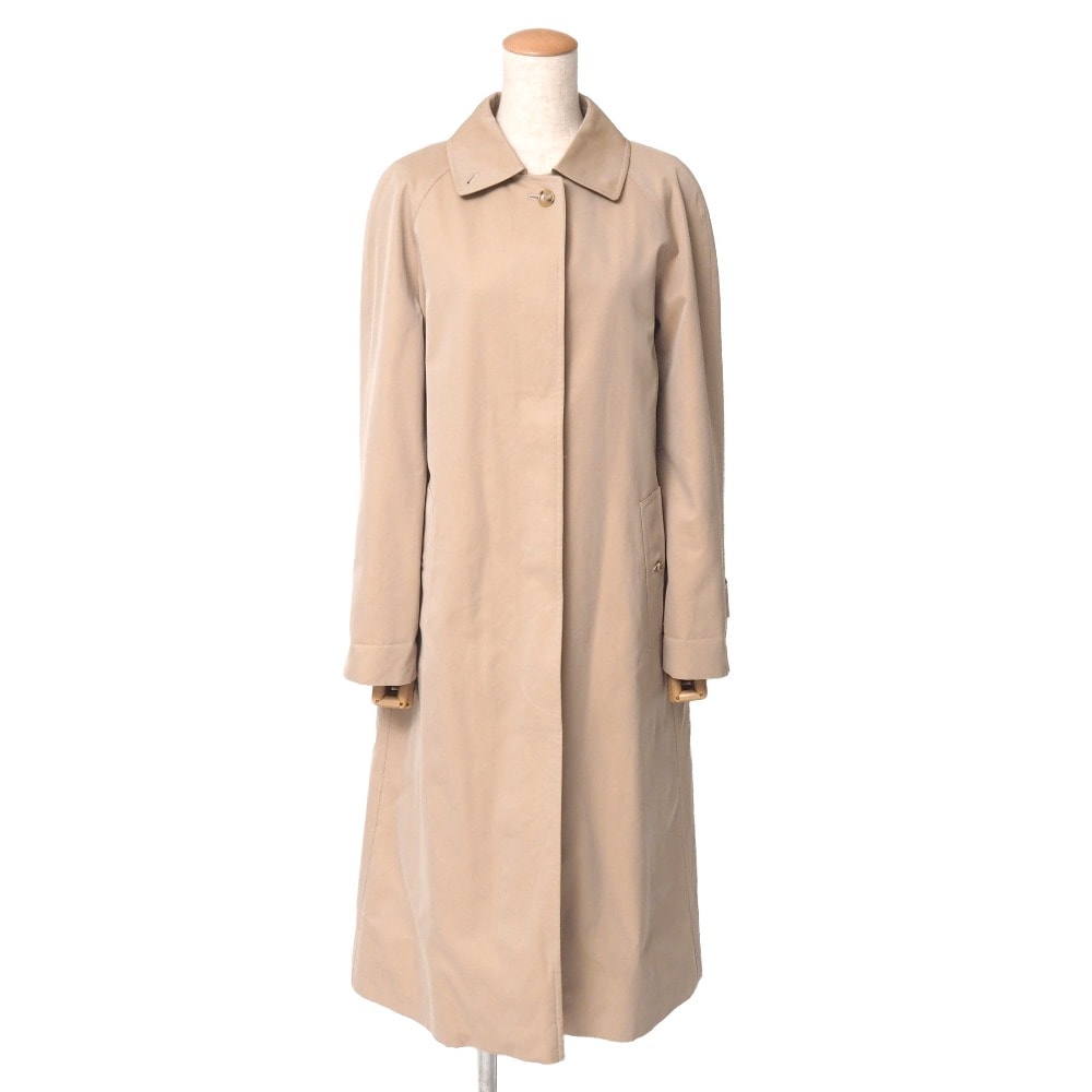 BURBERRY バーバリー ステンカラーコート サイズ9 裏地チェック ライナー付き ロングコート ブランド古着【中古】20260831/RB0590