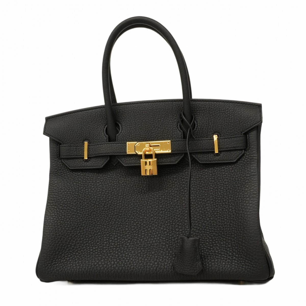 ★最終価格★SALE【6ab0843-e-g】エルメス ハンドバッグ バーキン30 トゴ ブラック ゴールド金具 K刻印【中古】レディース