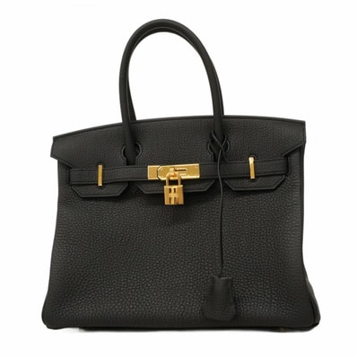 ★最終価格★SALE【6ab0843-e-g】エルメス ハンドバッグ バーキン30 トゴ ブラック ゴールド金具 K刻印【中古】レディース