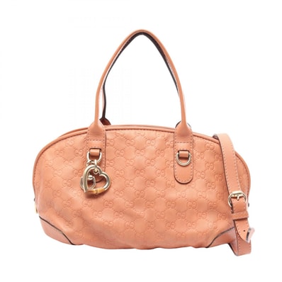 グッチ GUCCI グッチシマ ハートビット 2WAY トートバッグ バッグ レザー レディース オレンジ系 269955 【中古】