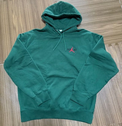Supreme x Jordan Hooded Sweatshirt "Green"