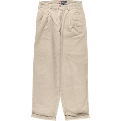 古着 ラルフローレン Ralph Lauren CHAPS チャップス ツータック コーデュロイパンツ メンズw30相当/eaa617245