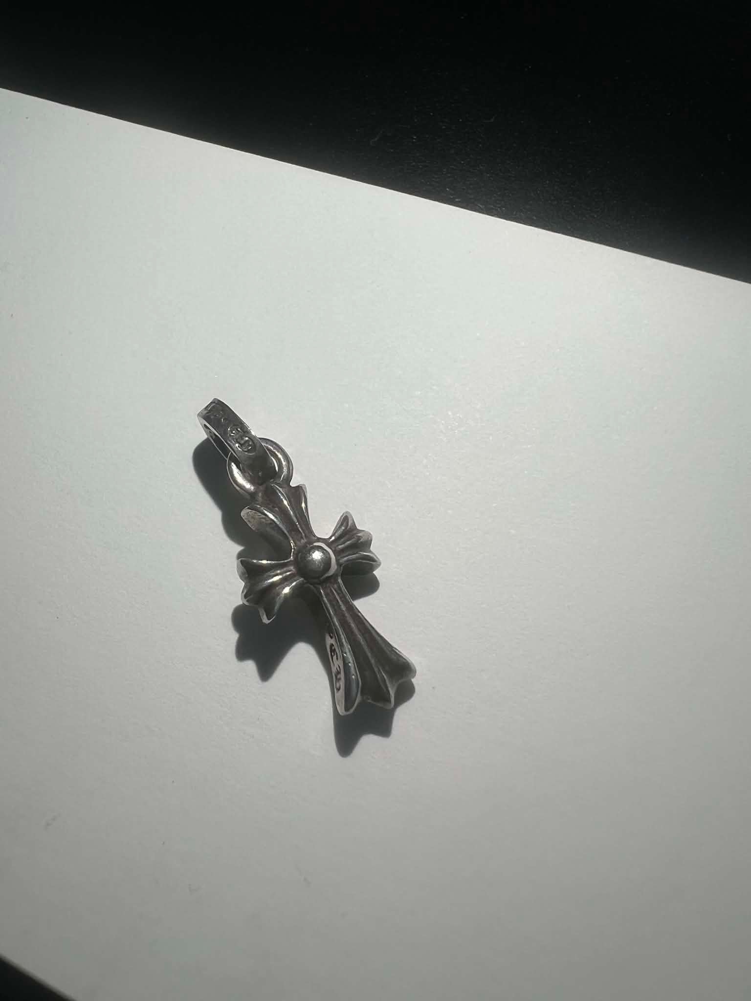 Chrome Hearts Cross Baby Fat Charm "Silver"