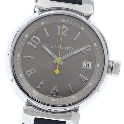 ★箱付き ルイ・ヴィトン タンブール デイト Q1312 ボーイズ 【中古】