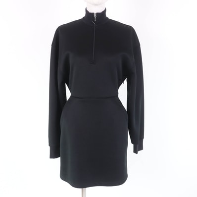 極美品 プラダ
ドレス ブラック レディース 36 P3K43