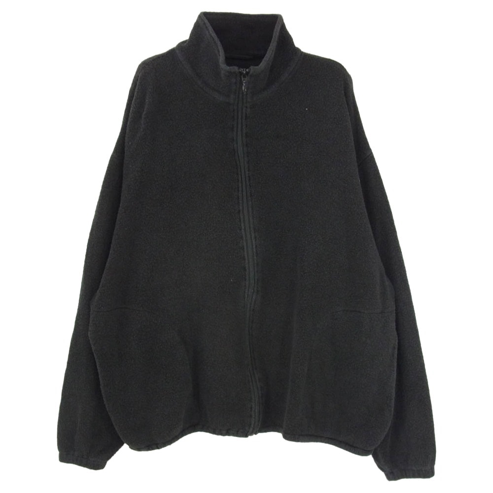 COMOLI コモリ 25AW C03-05011 シルク フリース ジップジャケット FADE BLACK ブラック系 3【中古】
