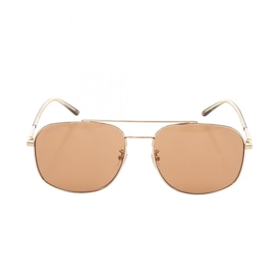 グッチ GUCCI サングラス 衣料品 GP / プラスチック メンズ ゴールド系 / ブラウン系 GG1351S005 【新品】