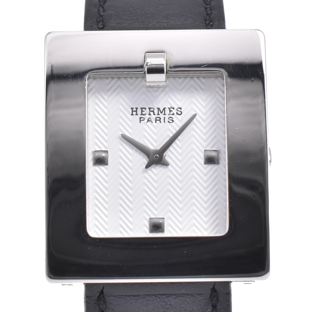 値下 エルメス HERMES BE1.210 ベルトウォッチ クォーツ レディース 良品 内箱・保証書付き A#146194