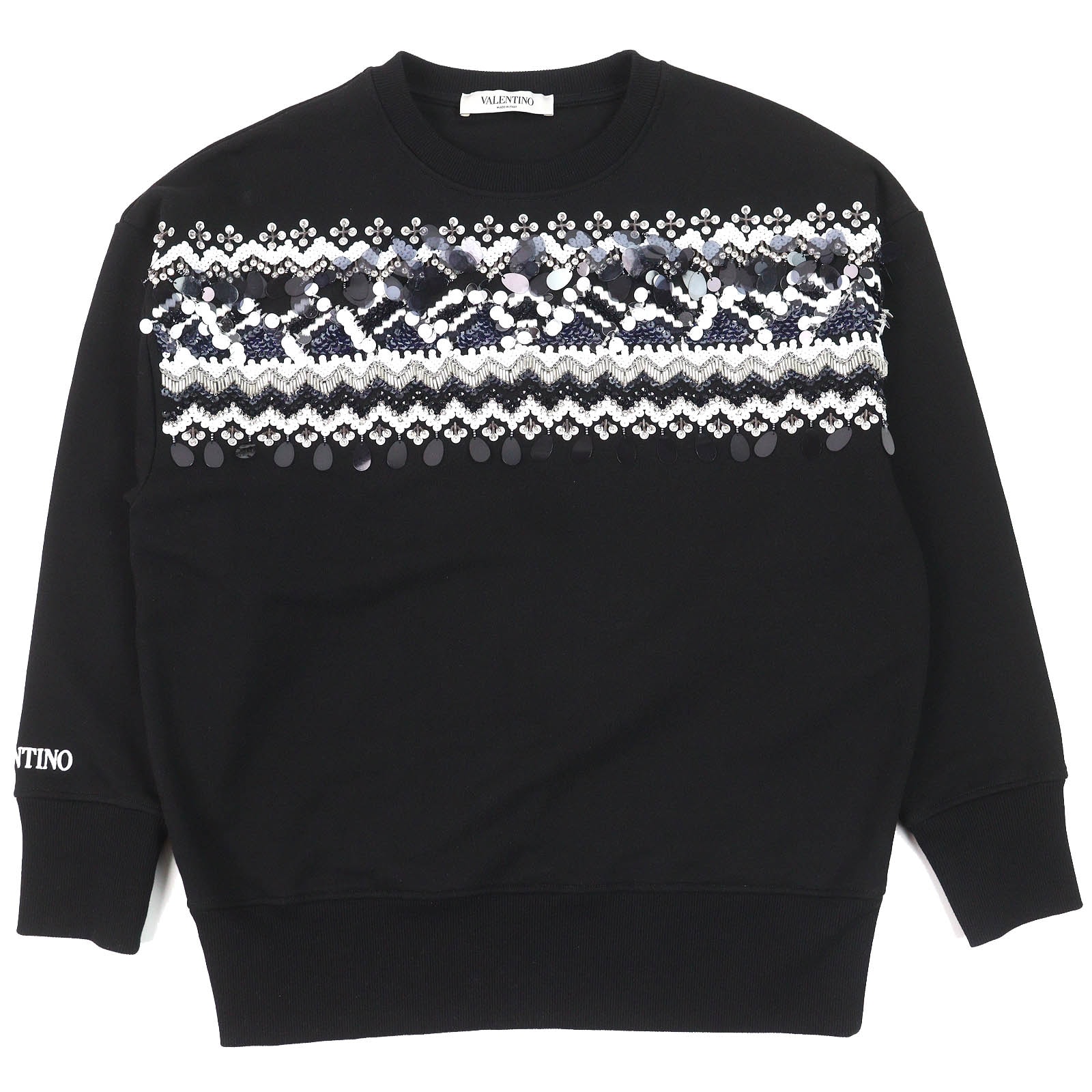 極美品 ヴァレンティノ
 スウェット ブラック メンズ XS