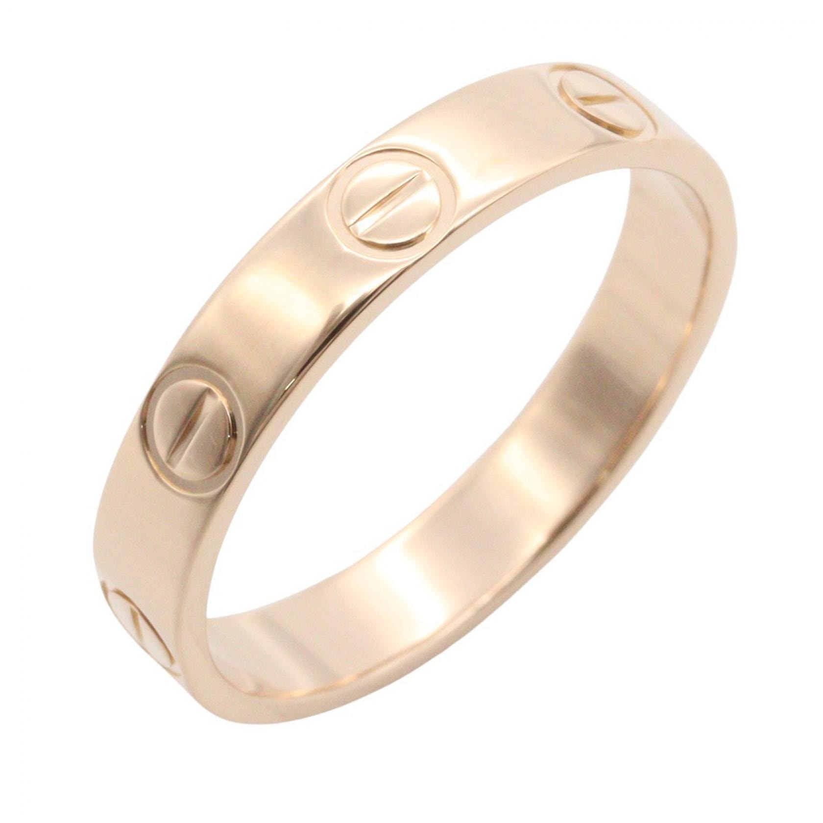 カルティエ CARTIER ミニラブリング リング・指輪 ジュエリー K18PG(ピンクゴールド) メンズ レディース ゴールド系 B4085200 【中古】