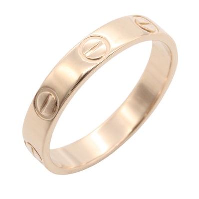 カルティエ CARTIER ミニラブリング リング・指輪 ジュエリー K18PG(ピンクゴールド) メンズ レディース ゴールド系 B4085200 【中古】