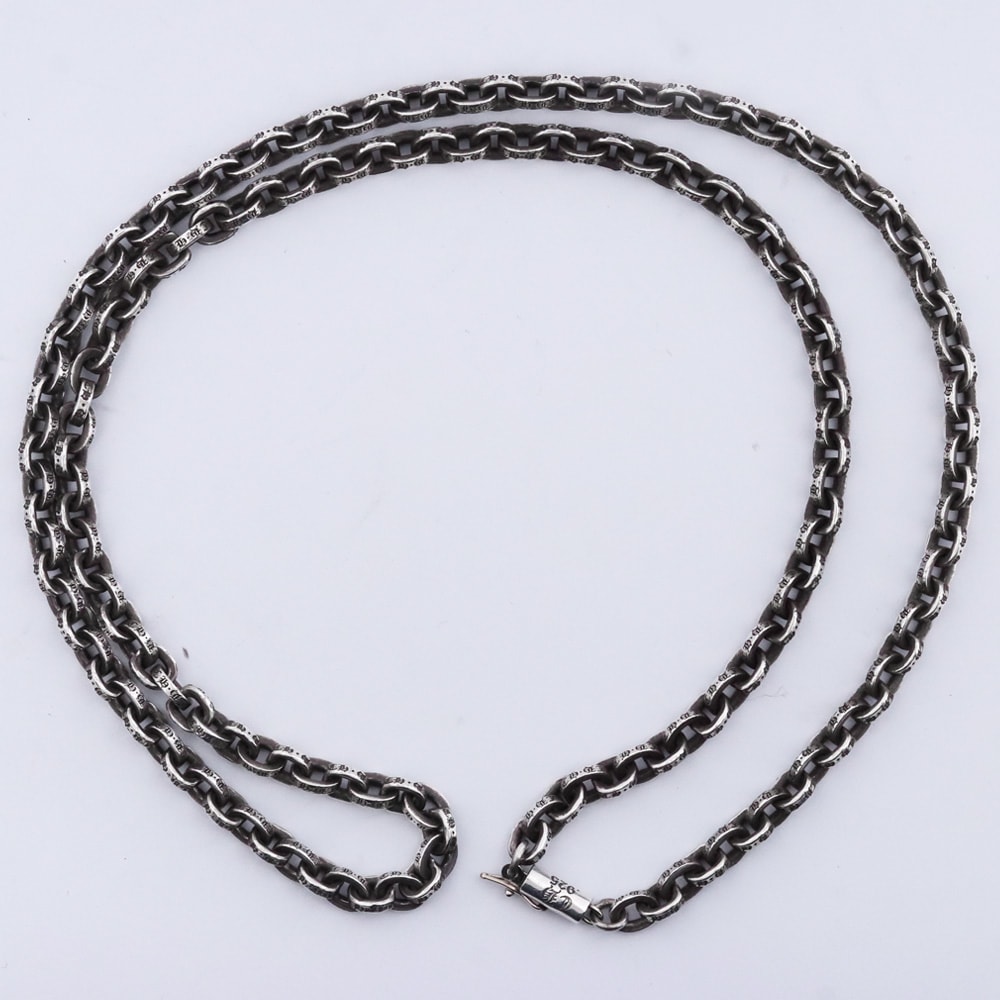 Chrome Hearts Paper Chain Necklace "Silver"