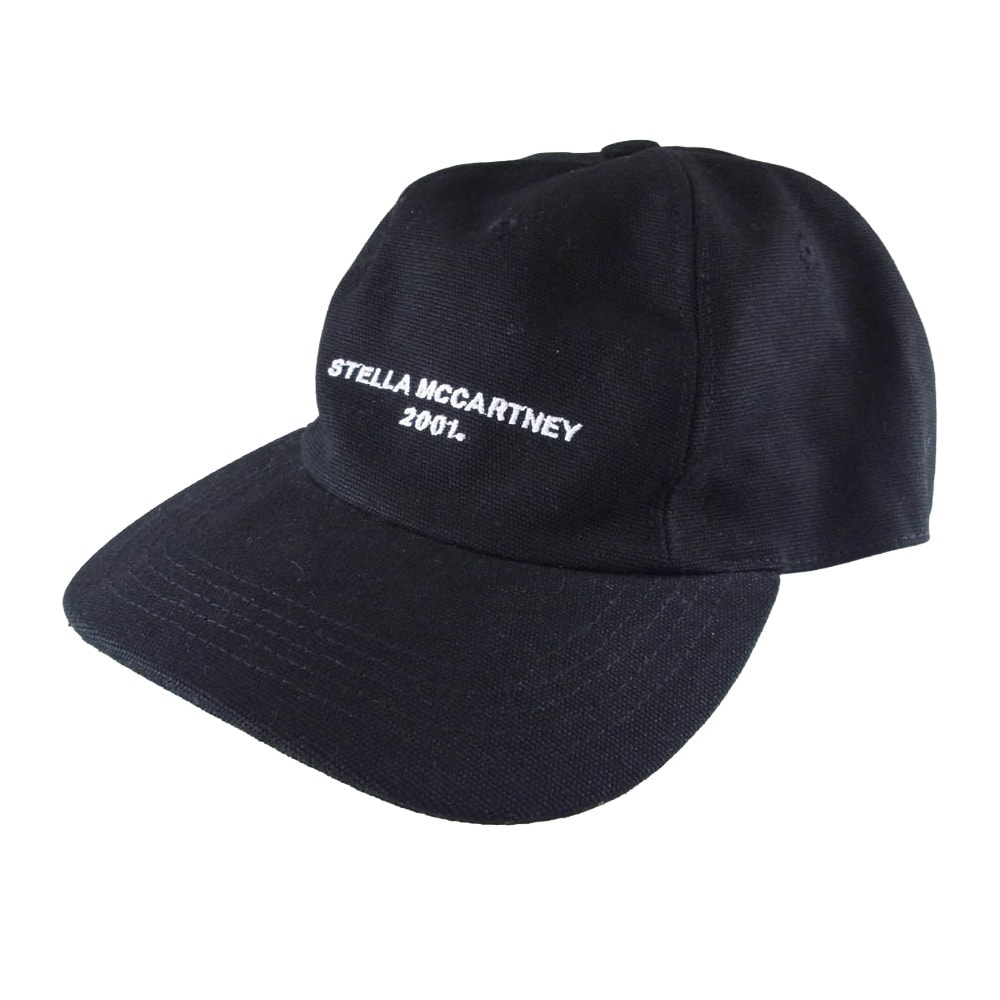 Stella McCartney ステラマッカートニー キャップ ロゴ刺繍 キャンバス 5パネル キャップ ブラック系 59【美品】【中古】