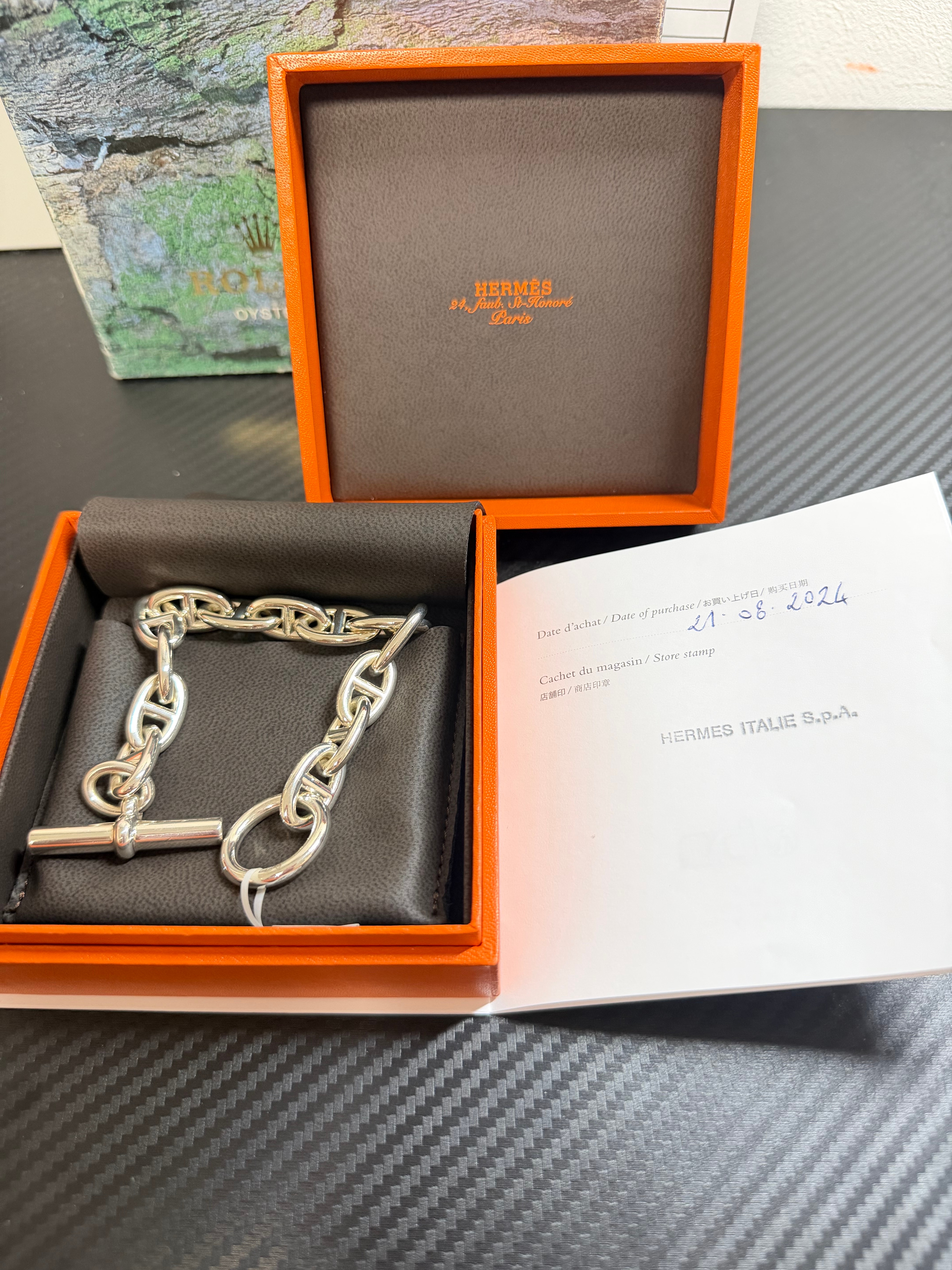 Hermes Chaine D'ancre GM Bracelet "Silver"