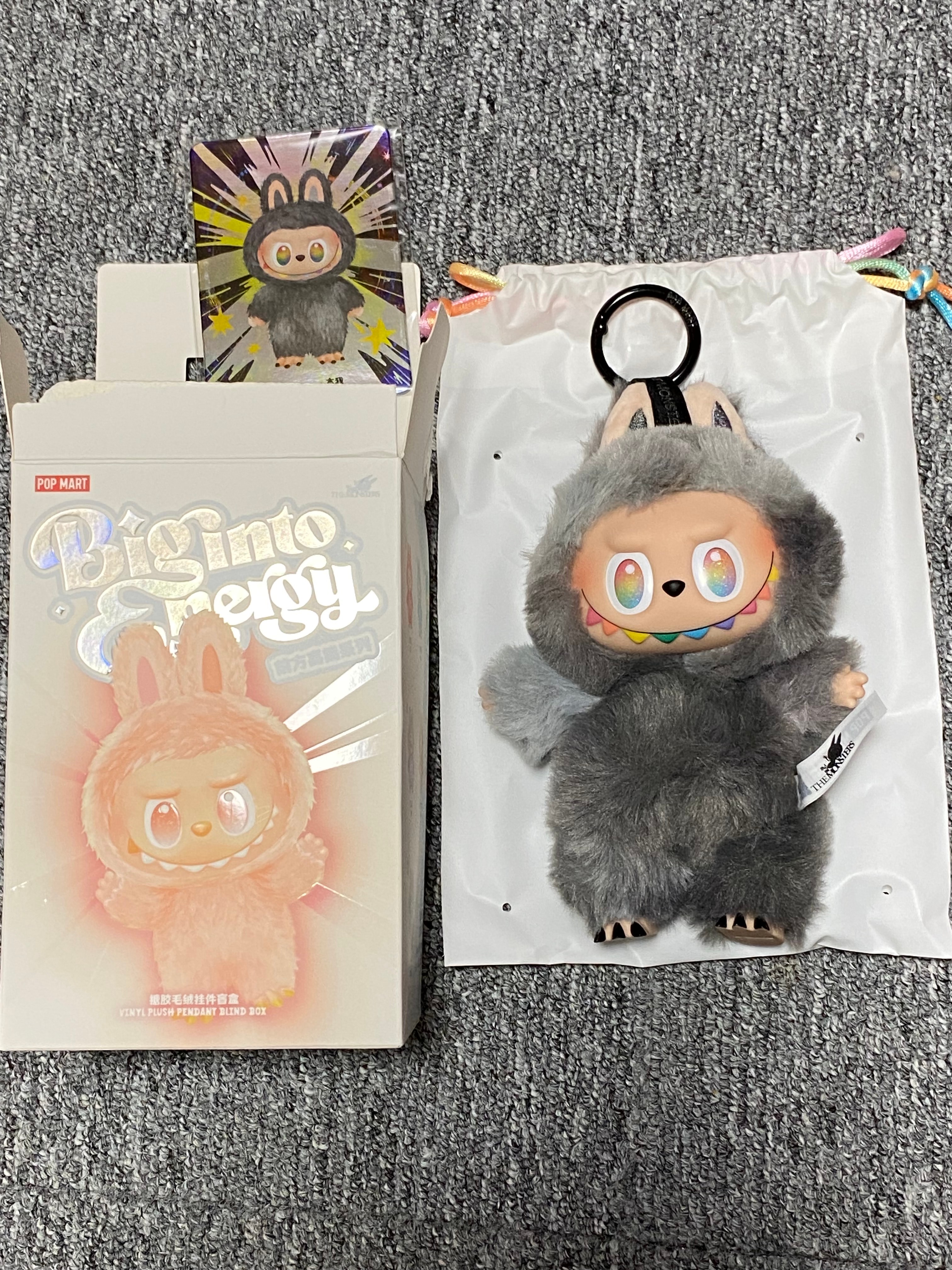 POP MART THE MONSTERS (LABUBU) Big into Energy Series Plush Pendant ID (Secret)