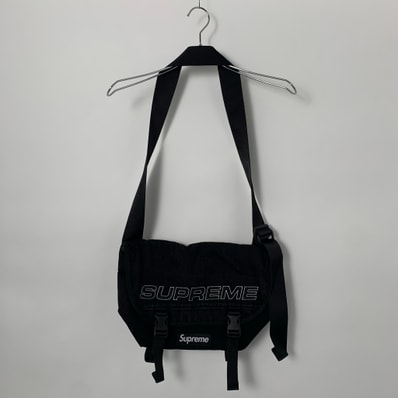 Supreme Denim Messenger Bag "Black"