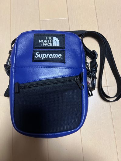 Supreme x The North Face Leather Shoulder Bag "Purple"